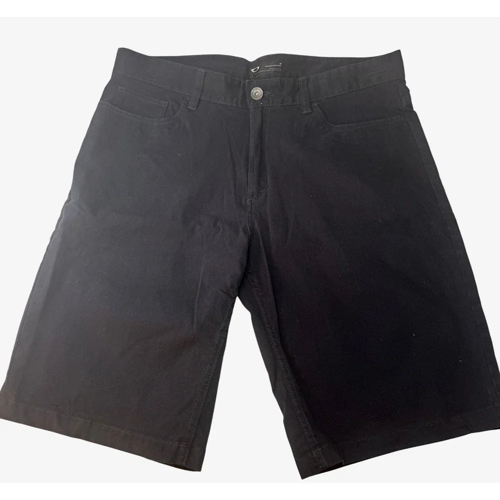 Oakley Mens Charcoal Regular Fit Stretch Cotton 5-Pocket Shorts Size 36‎ x 10
